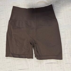 First Health Apparel Enhance Biker Shorts in Espresso
